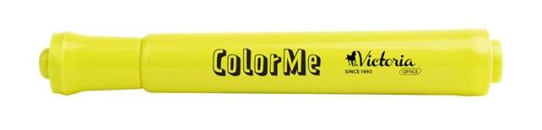 Zvýrazňovač, 1-5 mm, VICTORIA OFFICE, "ColorMe", žltá 1