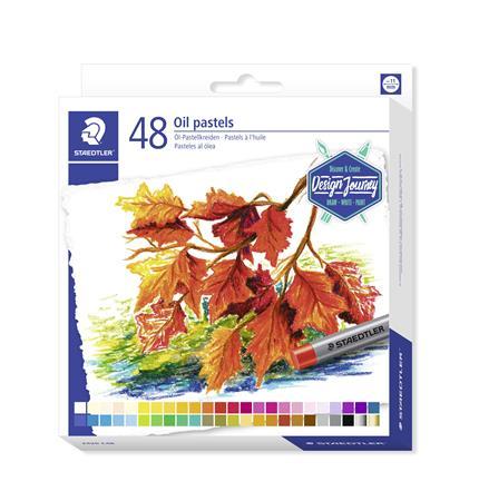Olejové kriedy, STAEDTLER "Design Journey", 48 rôznych farieb