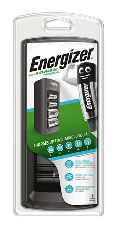 Univerzálna nabíjačka, AA/AAA/C/D/9V, ENERGIZER 1