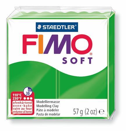 Modelovacia hmota, 57 g, polymérová, FIMO "Soft", tropická zelená 1