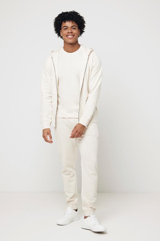 Mikina na zips s kapucňou IQONIQ Abisko z recykl. bavlny natural raw 4XL 12