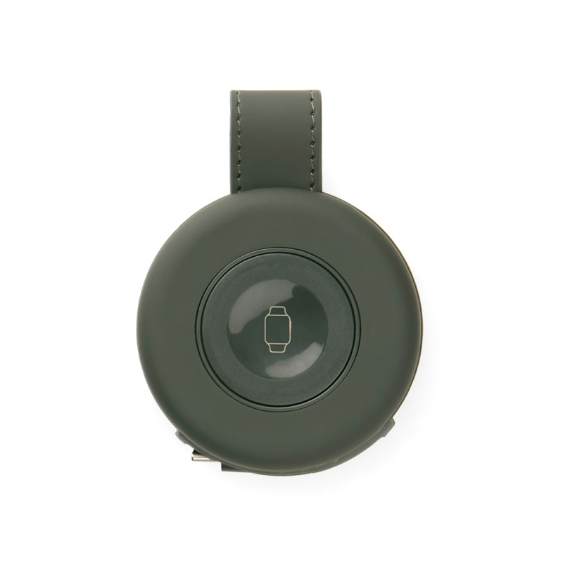 VINGA Baltimore RCS 2v1 bezdrôtová 15W cestovná nabíjačka zelená 1