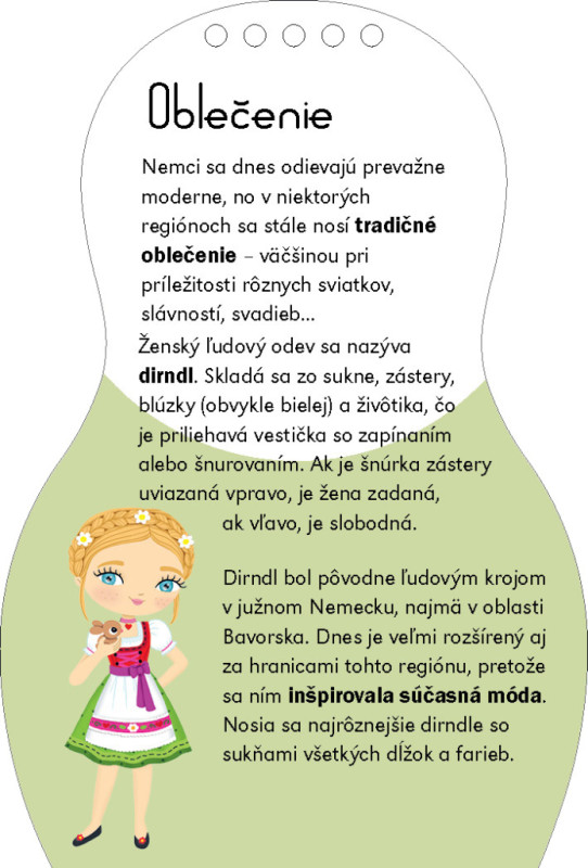 Obliekame nemecké bábiky HANNA – Maľovanky 2