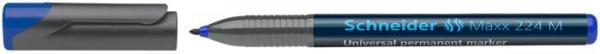 Permanentný popisovač, OHP, 1 mm, SCHNEIDER "Maxx 224 M", modrý 2