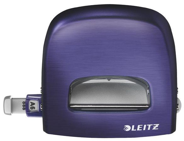 Dierovačka, 30 listov, kovová, LEITZ "Nexxt Style", modrá 3