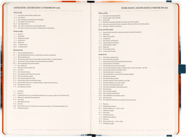 NOTIQUE Planbook diár/notes Japonsko 2026, 13 x 21 cm 3