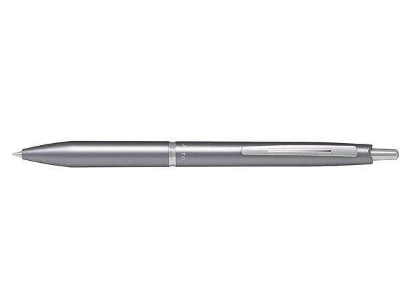 Guľôčkové pero, 0,32 mm, stláčací mechanizmus, strieborné telo, PILOT "Acro 1000", modré 1