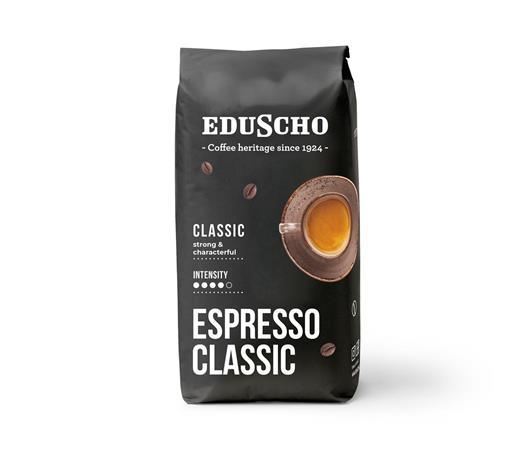 Káva, pražená, zrnková, 1000 g, EDUSCHO "Espresso Classic" 1