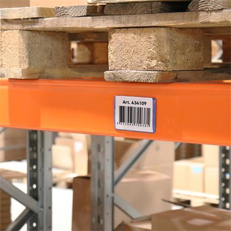 Logistické vrecko, magnetické, 100×60 mm, PVC, DJOIS, modrá 4