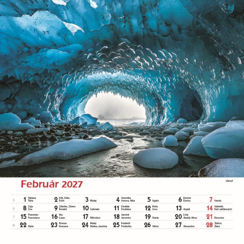 Nástenný kalendár Svet ticha 2027 3