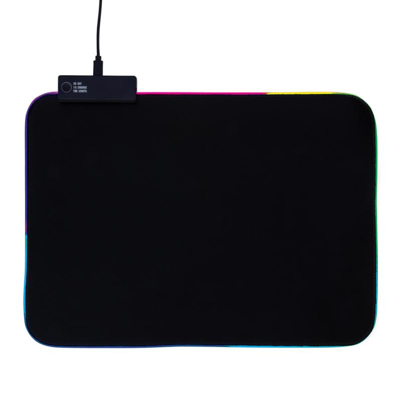 RGB herná podložka pod myš čierna 5