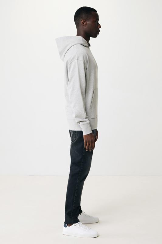 Mikina s kapucňou IQONIQ Yoho relaxed fit z recykl. bavlny heather grey XL 5