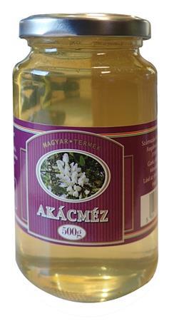 . Med, agátový, 500g, sklenená dóza