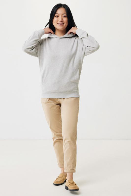 Mikina s bočnými vreckami IQONIQ Yengo z rec. bavlny light heather grey XL 5