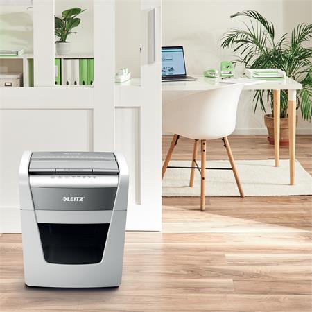 Skartovací stroj, krížový rez, 50 listov, LEITZ "IQ AutoFeed SmallOffice 50 P4 Pro" 5