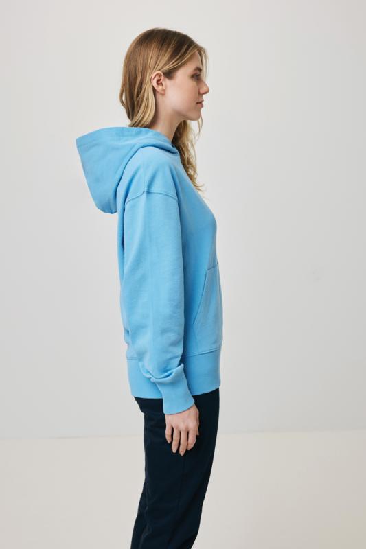 Mikina s kapucňou IQONIQ Yoho relaxed fit z recykl. bavlny tranquil blue XXXL 11
