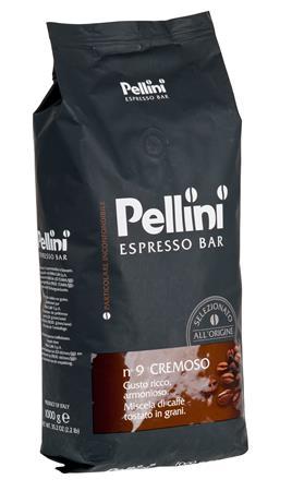 Káva, pražená, zrnková, 1000 g,  PELLINI "Cremoso"