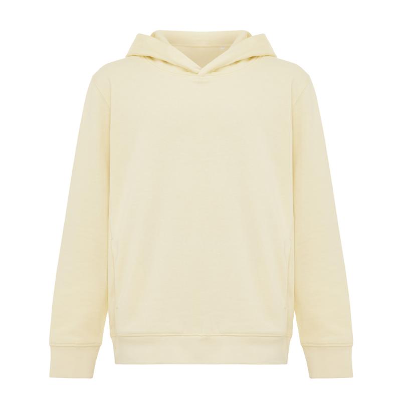 Detská mikina s bočnými vreckami IQONIQ Yengo z rec. bavlny cream yellow 5-6r (110-116cm) 1