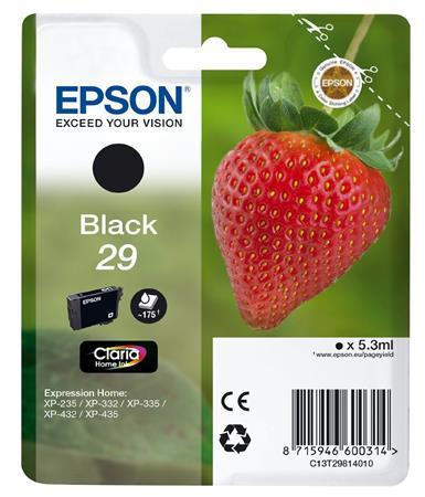 C13T29814010 náplň do tlačiarne XP235/332, EPSON, čierna, 5,3ml 1