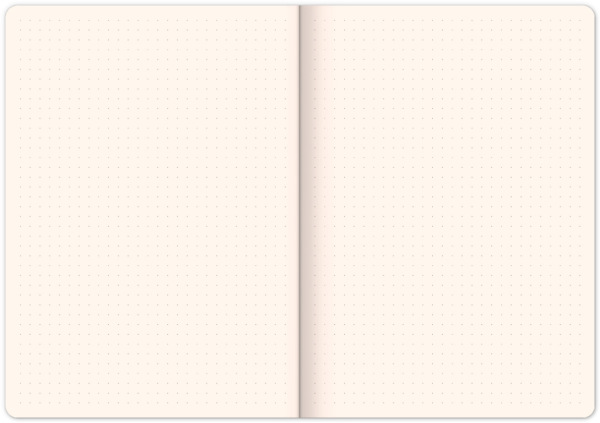 NOTIQUE Notes Vivella Classic čierny/modrý, bodkovaný, 15 x 21 cm 4
