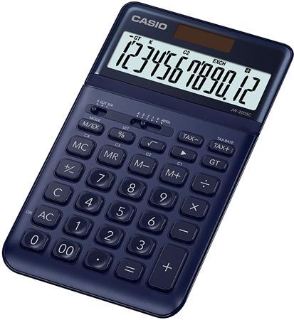 Kalkulačka, stolová, 12-miestna, CASIO "JW 200SC", tmavomodrá 1