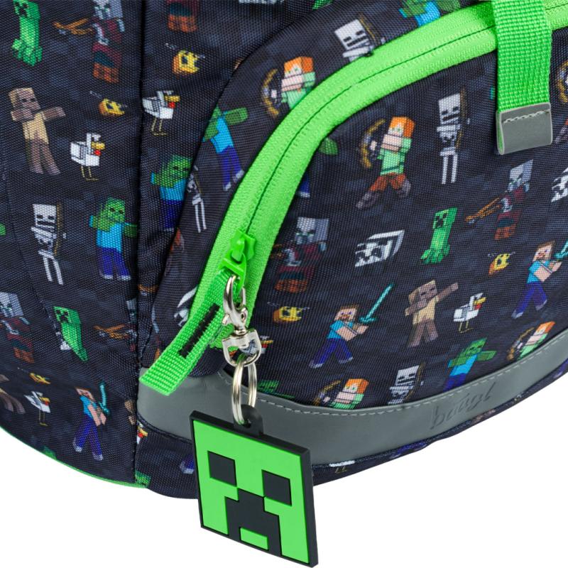 BAAGL SADA 3 Airy Minecraft: batoh, peračník, vrecko 9