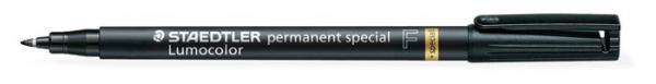 Permanentný popisovač, 0,6 mm, STAEDTLER "Lumocolor Special", čierny 2