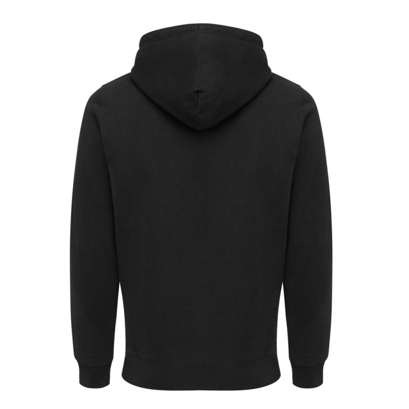 Mikina na zips s kapucňou IQONIQ Abisko z recykl. bavlny čierna XXS 2