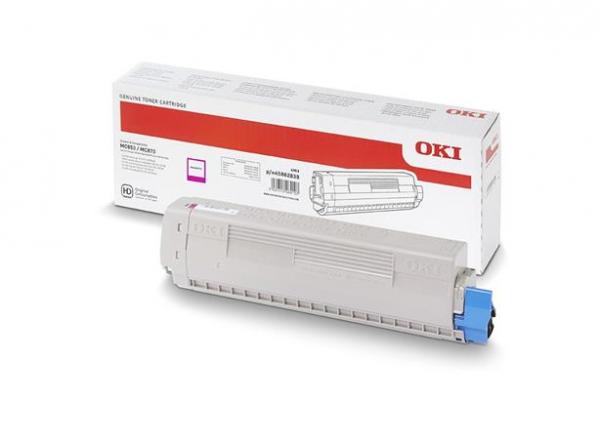 45862838 Laserový toner, k MC853/MC873 tlačiarňam, OKI, magenta, 7,3k 1