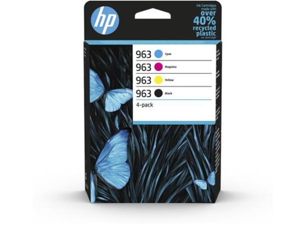 6ZC70AE náplň do tlačiarní multipack Officejet Pro 9010, 9013, 9020, HP 963, b+c+m+y 1