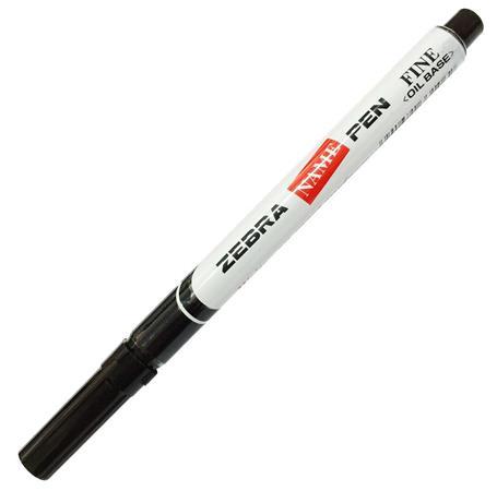 Permanentný popisovač, 1,5 mm, kuželový, ZEBRA "Name Pen Fine", čierny 1