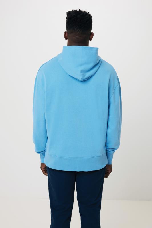 Mikina s kapucňou IQONIQ Yoho relaxed fit z recykl. bavlny tranquil blue M 14