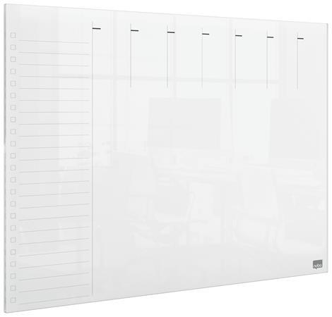 Plánovacia tabuľa, akrylová, týždenná, nástenná/stolná, A3, NOBO "Home" 2