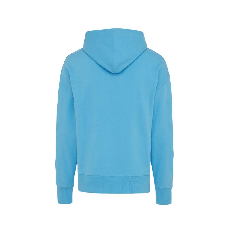 Mikina s kapucňou IQONIQ Yoho relaxed fit z recykl. bavlny tranquil blue XXL 2