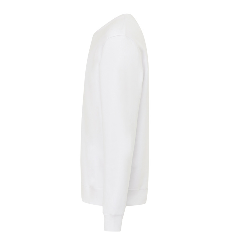 IQONIQ Toria Unisex mikina s okrúhl. výstrihom z rec. bavlny recycled white XXS 3