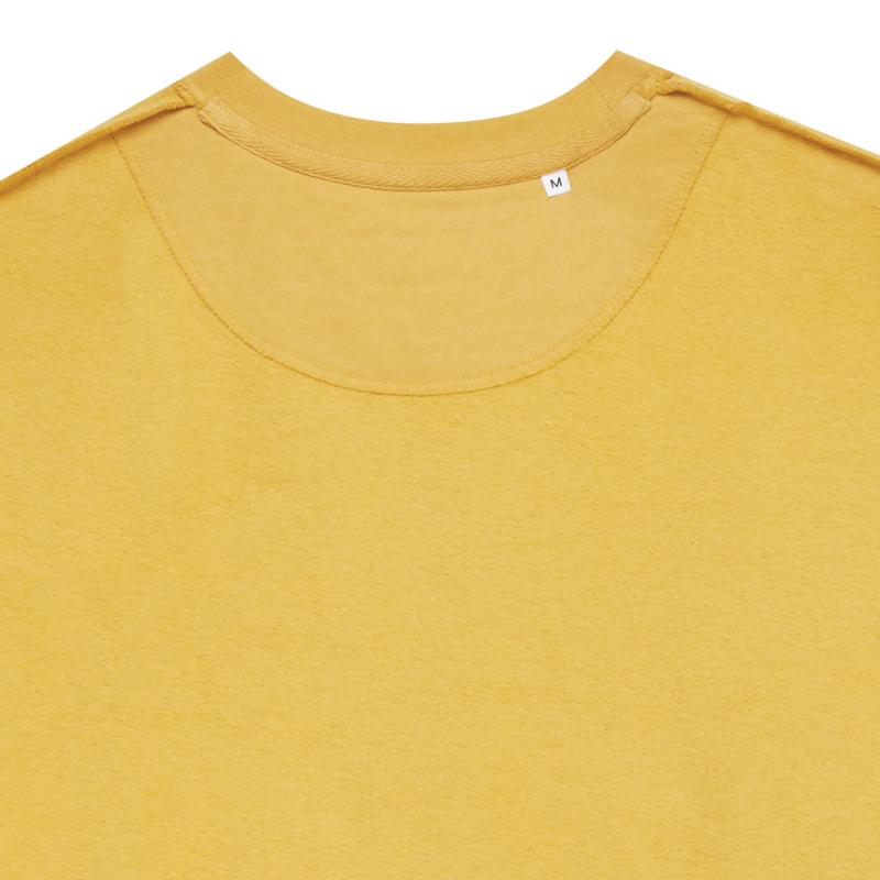Mikina IQONIQ Zion z recykl. bavlny ochre yellow L 3