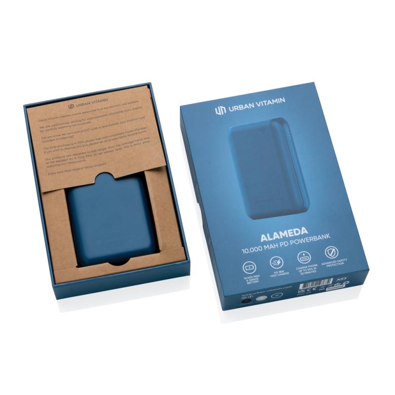 Powerbanka Urban Vitamin Alameda 10 000 mAh 18W PD modrá 12