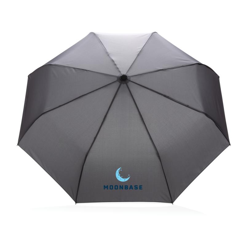 21" auto-open/close dáždnik Impact zo 190T RPET AWARE™ antracitová 8