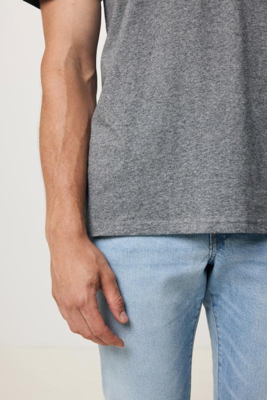 Ľahké tričko IQONIQ Sierra z recykl. bavlny light heather anthracite XXS 15