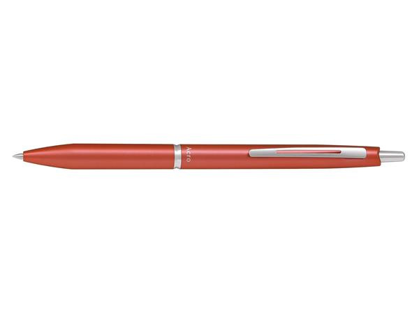 Guľôčkové pero, 0,32 mm, stláčací mechanizmus, kovovo červené telo, PILOT "Acro 1000", mod 1