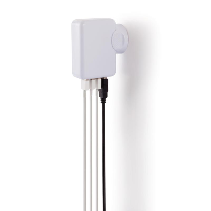 Cestovná nabíjačka s 4 USB porty biela 4