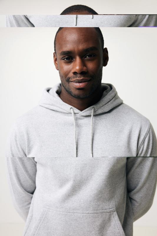 Ľahká mikina s kapucňou IQONIQ Rila z recykl. bavlny light heather grey XL 15