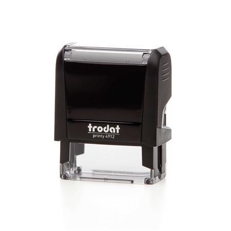 Pečiatka, TRODAT "Printy 4912", čierne telo, modrá poduška 1