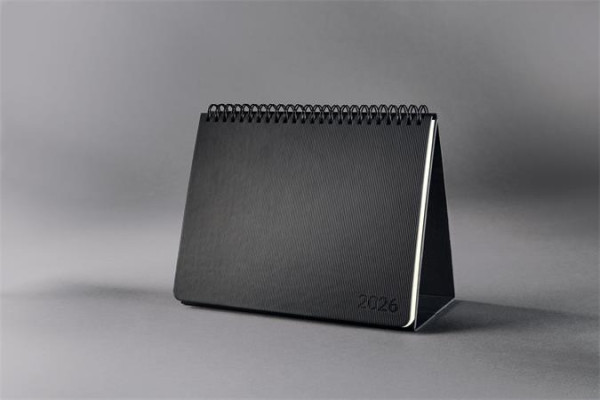 Kalendár, stolový, 2026, 213x220x18 mm, SIGEL "Conceptum", čierny 3