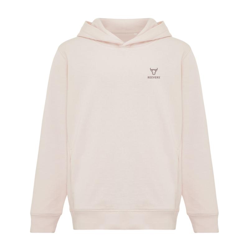Detská mikina s bočnými vreckami IQONIQ Yengo z rec. bavlny cloud pink 5-6r (110-116cm) 3