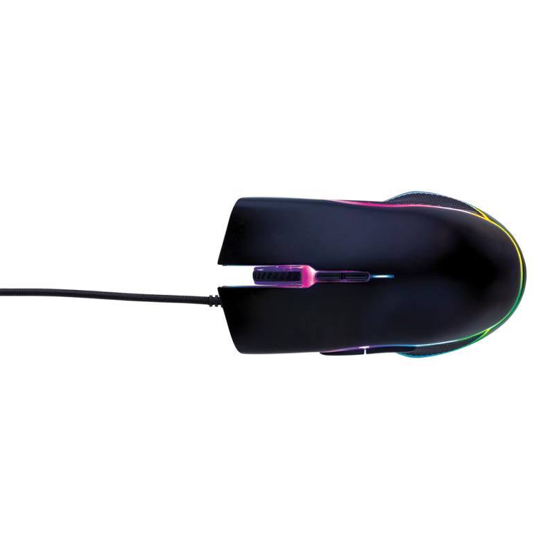 RGB herná myš čierna 9