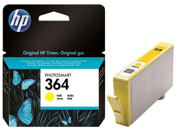 HP Náplň "Photosmart C5380, C6380, D5460", žltá, Nr. 364, 300 A4 žltých strán 1