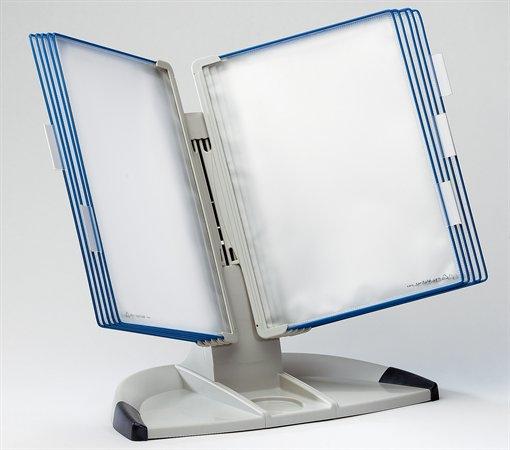 Držiak na prezetačné tabule, stolový, A4, 10 ks prezentačných tabuľ, TARIFOLD "Design", mo