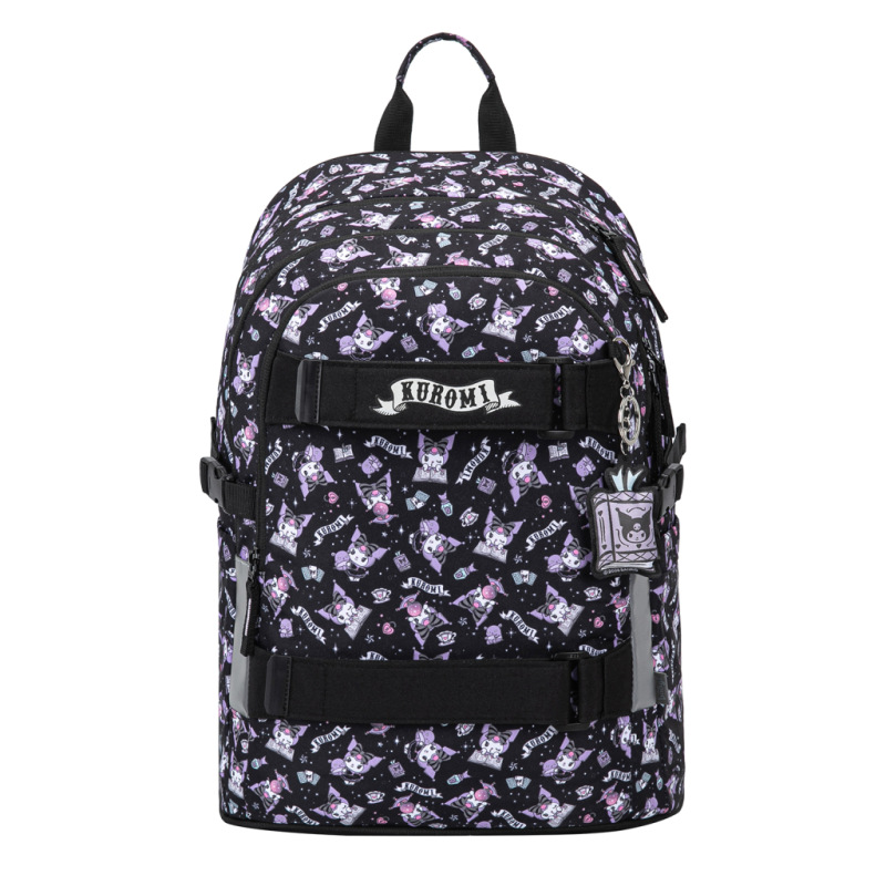 BAAGL SADA 3 Skate Kuromi Black: batoh, peračník, športová taška GRS 1
