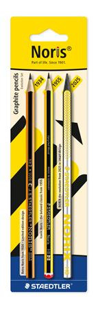 Grafitová ceruzka, sada, HB, STAEDTLER "Noris® evolution set", 3 ks 1